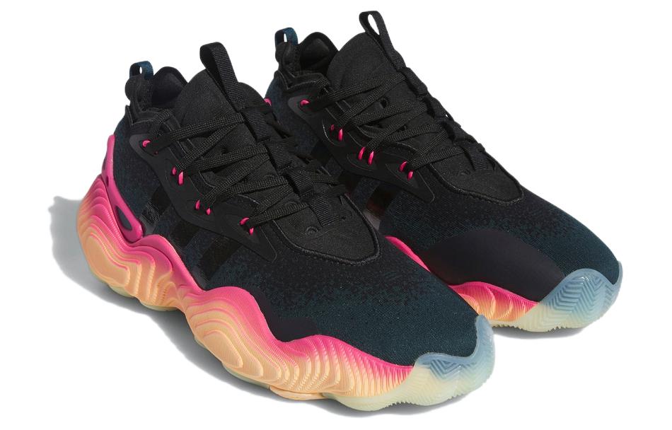 Баскетбольные кроссовки Adidas Trae Young 3 Arctic Night Acid Orange, 49 EU