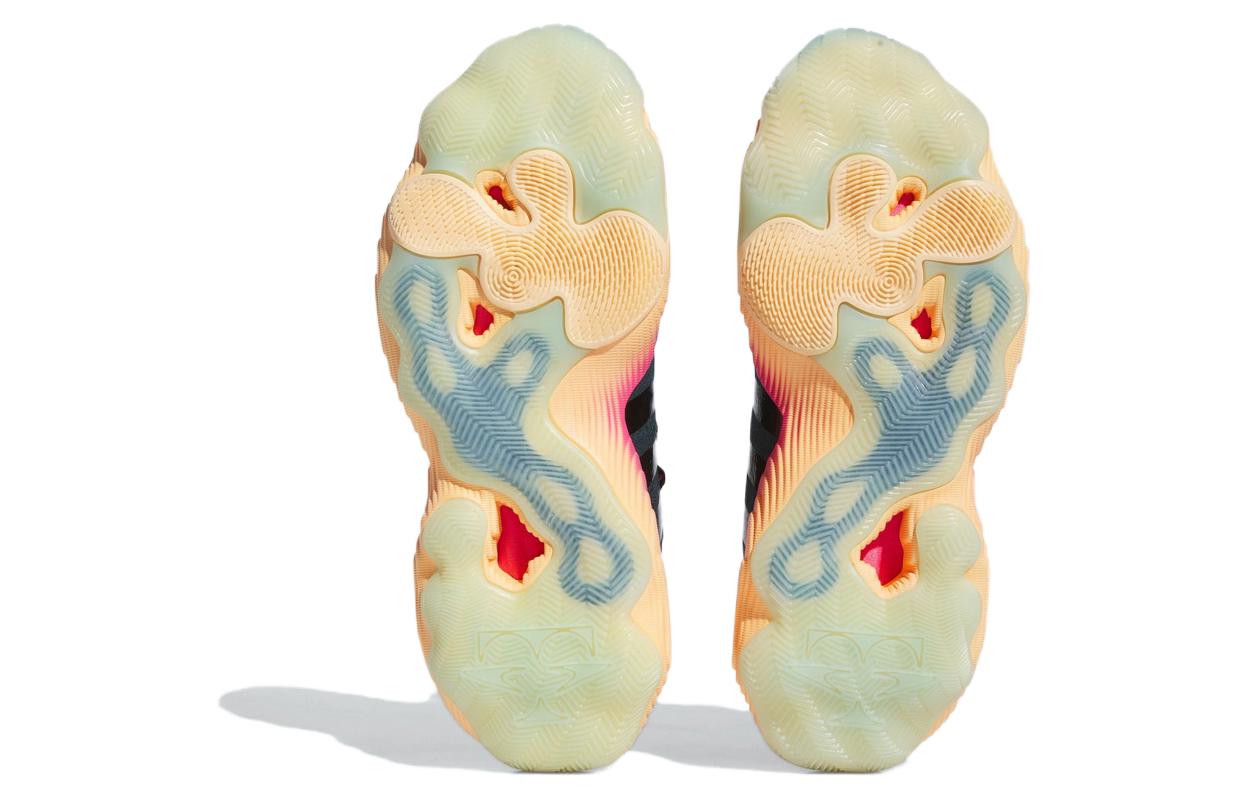 Баскетбольные кроссовки Adidas Trae Young 3 Arctic Night Acid Orange, 49 EU