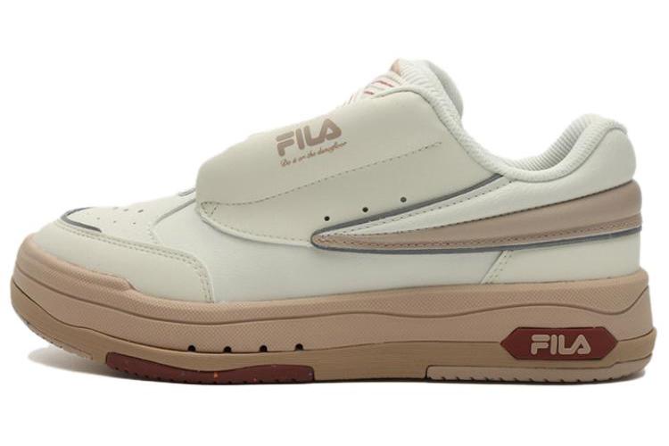 Кеды женские FILA Mix Skate белые, коричневые