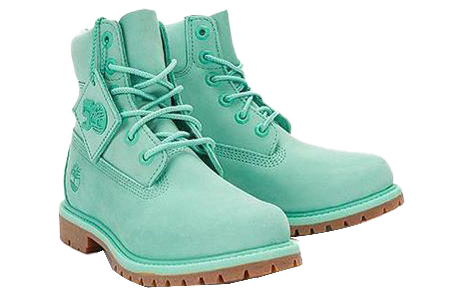 Ботинки женские Timberland Premium 6 Inch Waterproof, светло-зелёные, 38 EU