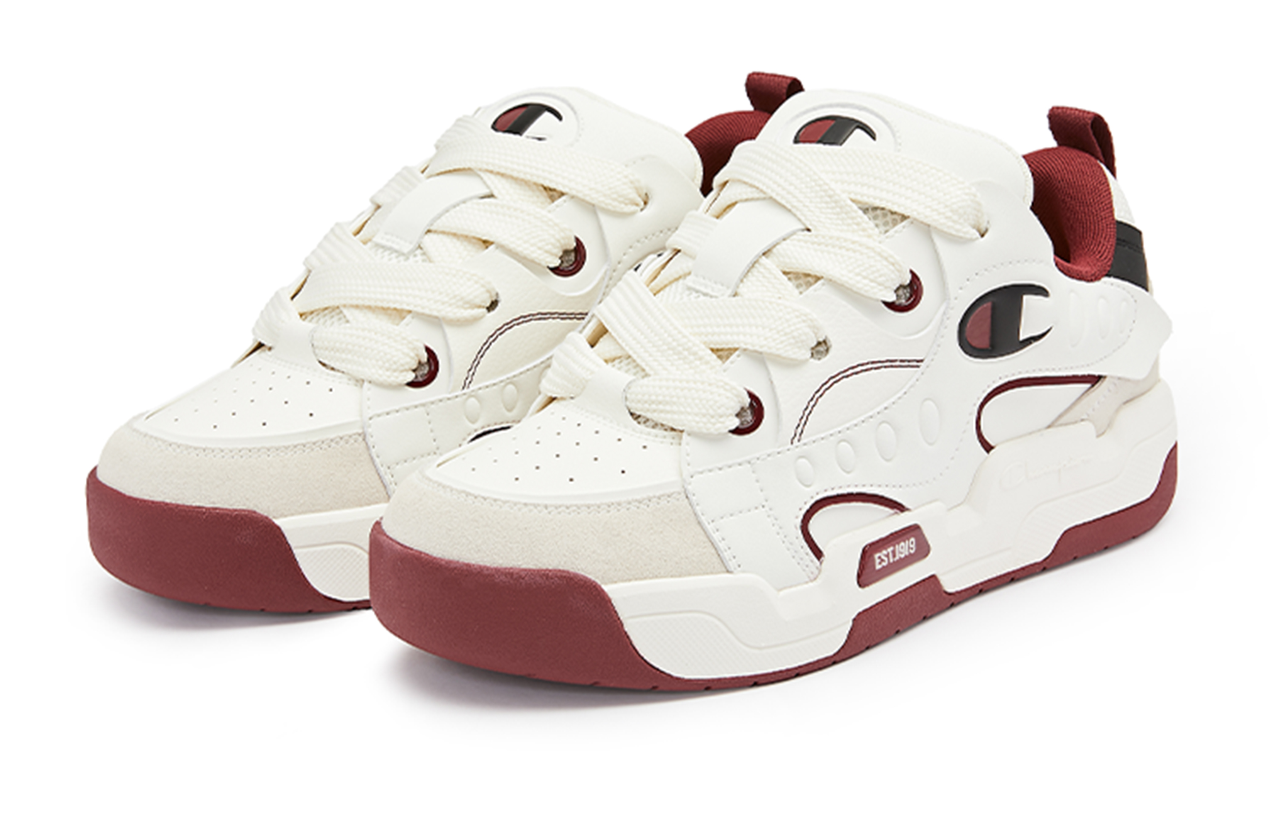 Кеды унисекс Champion U3DFCTM06L8 темно-красные, 41 EU