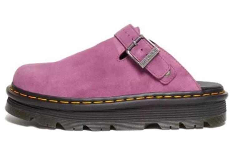 Шлепанцы женские Dr. Martens Zebzag приглушенно-фиолетовые