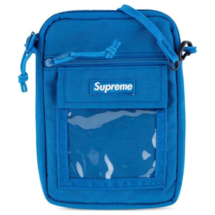 Сумка унисекс Supreme SS19 синяя, One Size EU