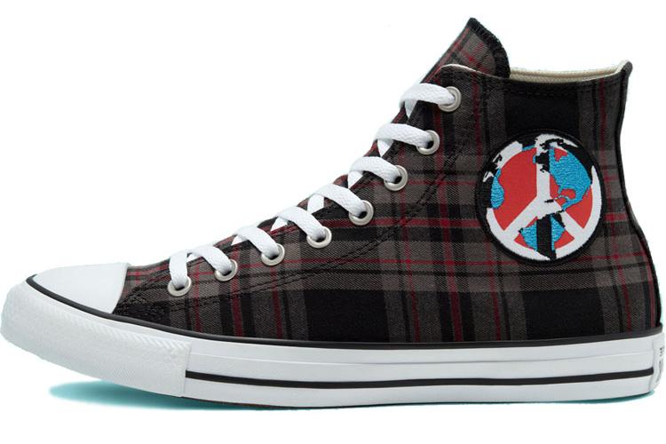 Кеды унисекс Converse Chuck Taylor All Star High World Peace коричневые, 41 EU