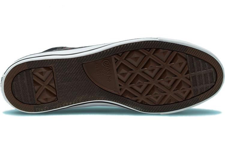 Кеды унисекс Converse Chuck Taylor All Star High World Peace коричневые, 41 EU