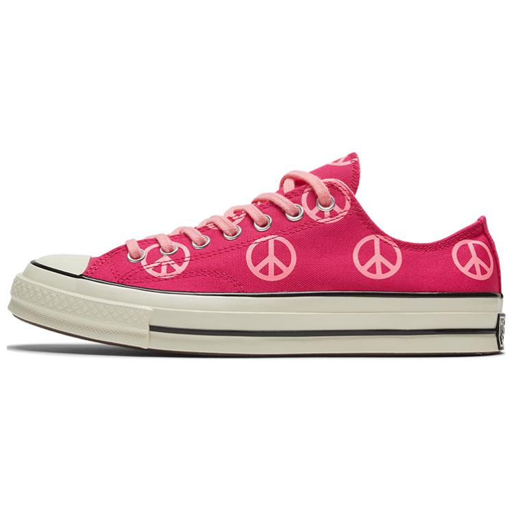 Кеды унисекс Converse Chuck 70 Peace Sign, pink-cream, 41.5 EU