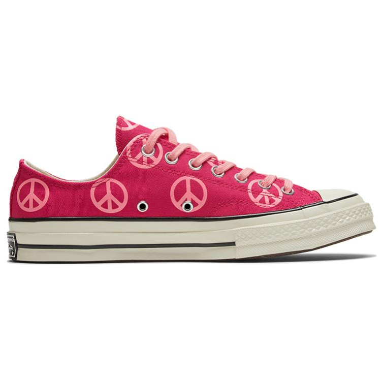 Кеды унисекс Converse Chuck 70 Peace Sign, pink-cream, 41.5 EU