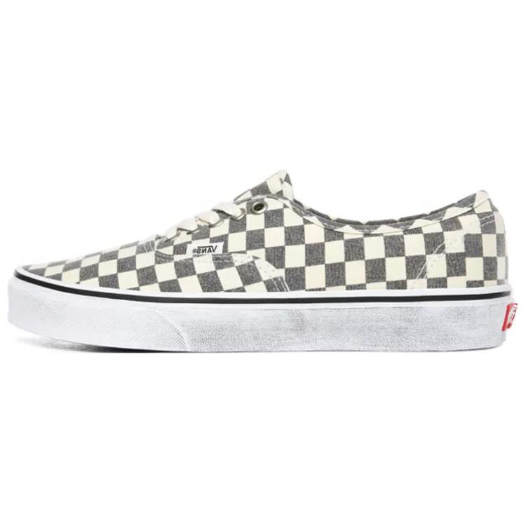 Кеды унисекс Vans Authentic Washed Checkerboard асфальт, 34.5 EU