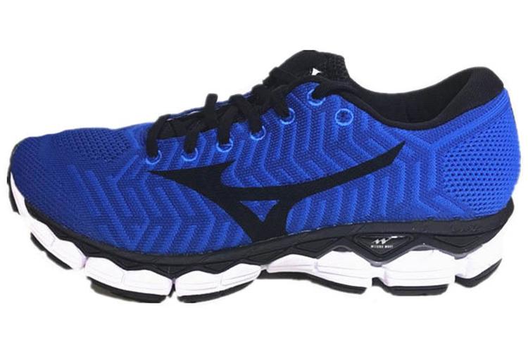 Кроссовки унисекс Mizuno Waveknit S1 синие-черные, 43 EU
