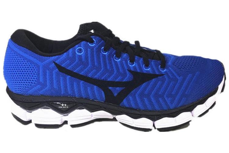Кроссовки унисекс Mizuno Waveknit S1 синие-черные, 43 EU