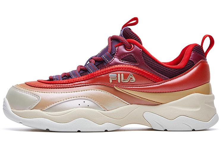 Кроссовки женские FILA Ray красные коричневые, 39 EU