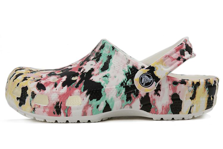 Шлепанцы унисекс Crocs Classic Pattern черные, розовые, зеленые