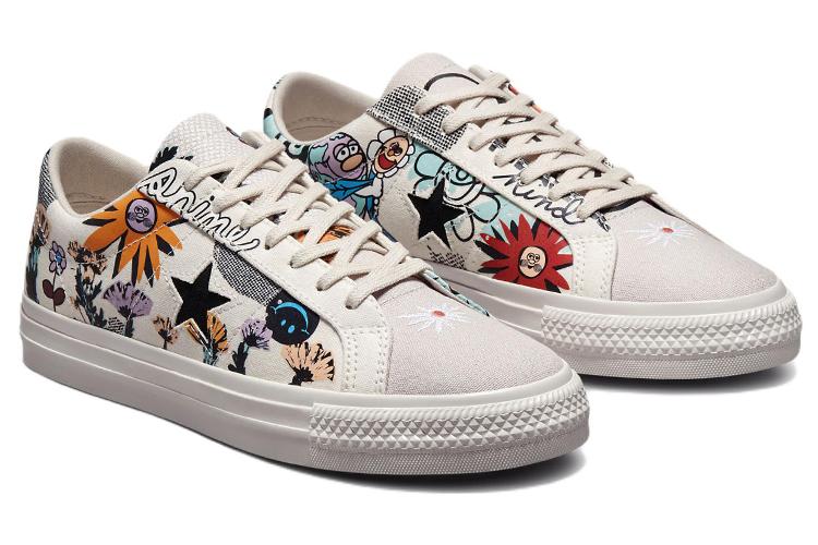 Кеды унисекс Converse One Star Floral egret, 36 EU