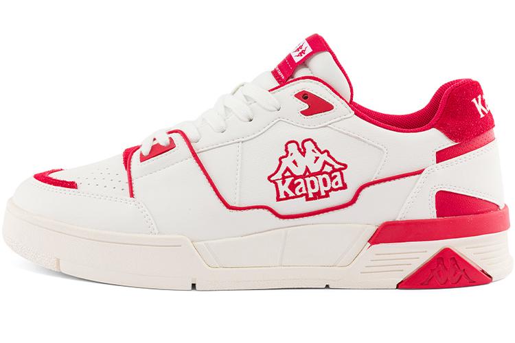 Кеды унисекс Kappa K0CY5CC08D-012A белые с вишнёво-красными акцентами