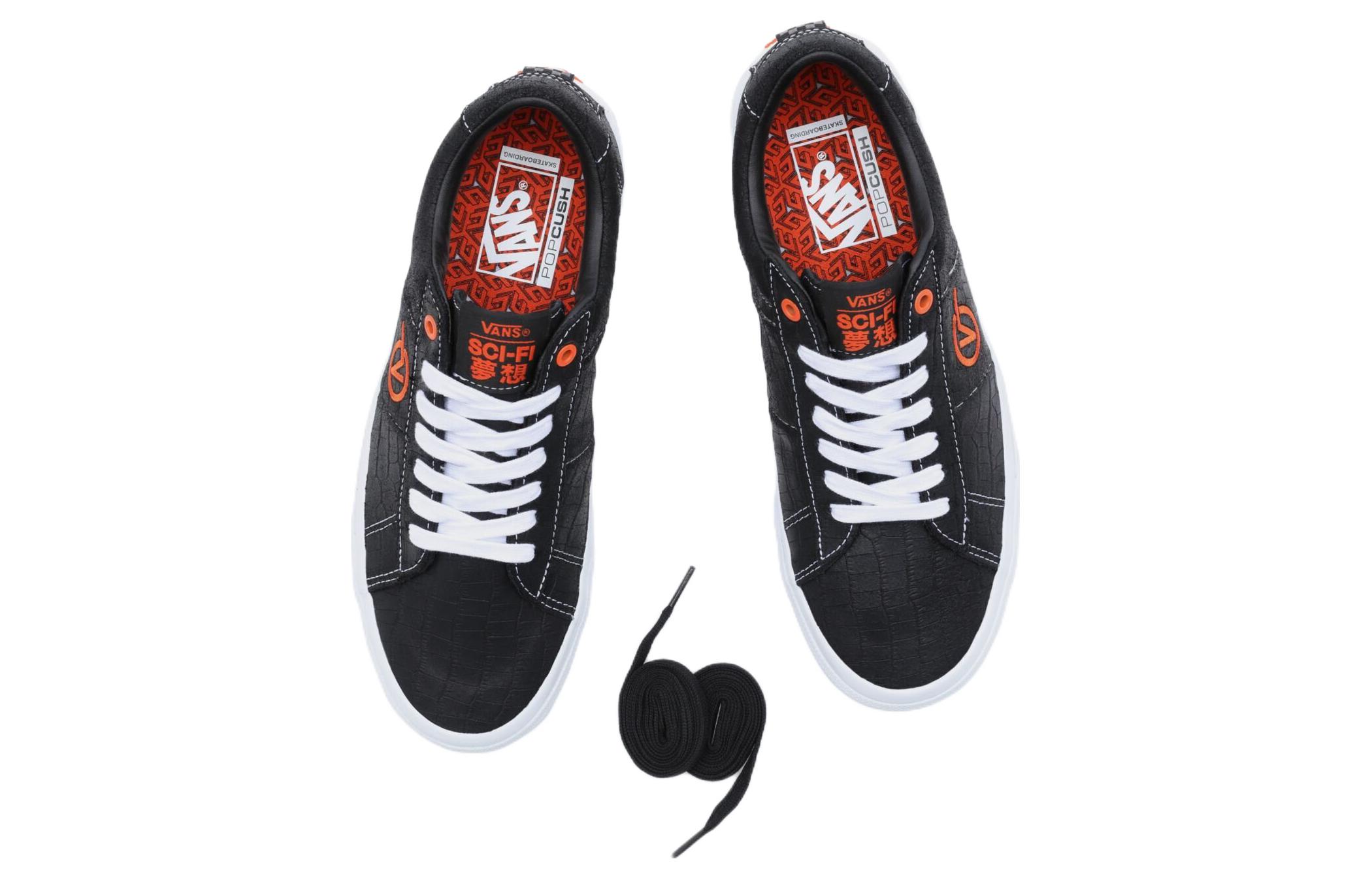 Кроссовки унисекс Vans Skate Sid Vcu, черные-белые, 44.5 EU