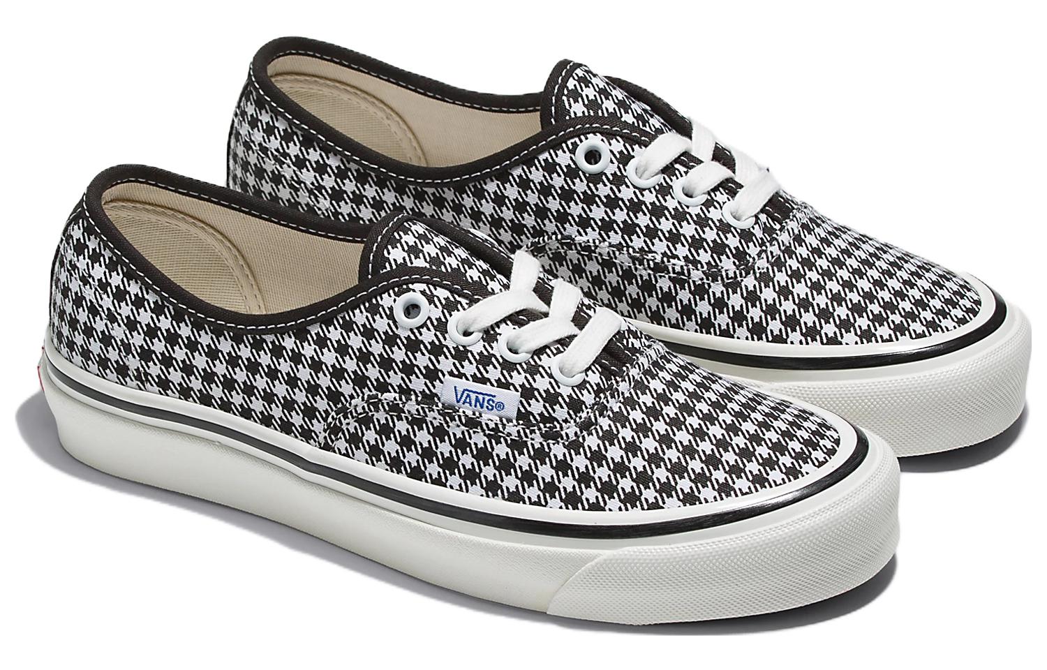 Кеды унисекс Vans Authentic 44 Dx Anaheim Factory Og Houndstooth черные, 42 EU