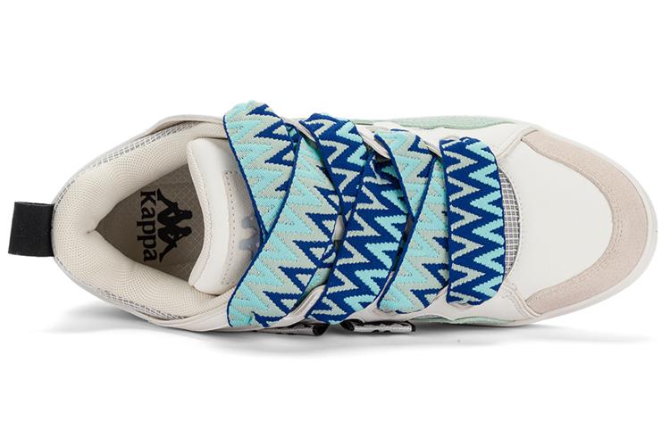 Кеды унисекс Kappa Capa серые и зелёные, 40 EU