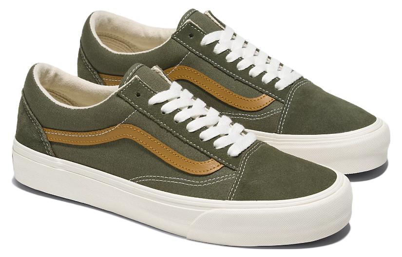 Кеды унисекс Vans Old Skool Vr3 оливковые, 38 EU