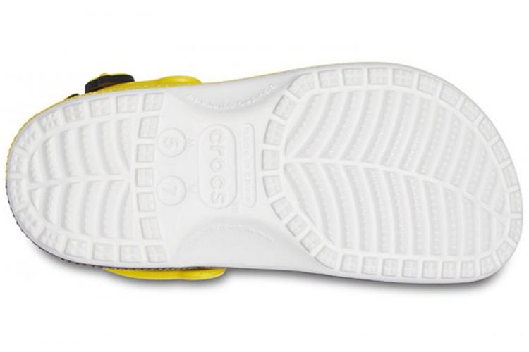 Шлепанцы унисекс Crocs X Classic 2 желтые черные белые, 41-42 EU