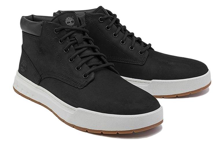 Галоши мужские Timberland Maple Grove Leather Chukka Boot черные, 41 EU