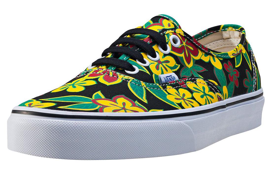 Кеды унисекс Vans Authentic Freshness желтые зеленые, 40 EU