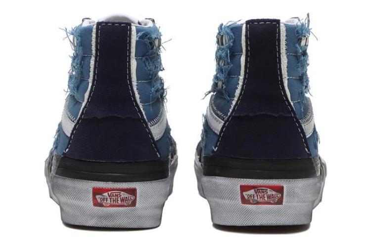 Кроссовки унисекс Vans Sk8 hi Reconstruct синие, 41 EU