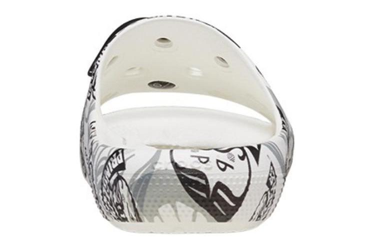 Шлепанцы унисекс Crocs Classic Slide Pringles серые, 38-39 EU