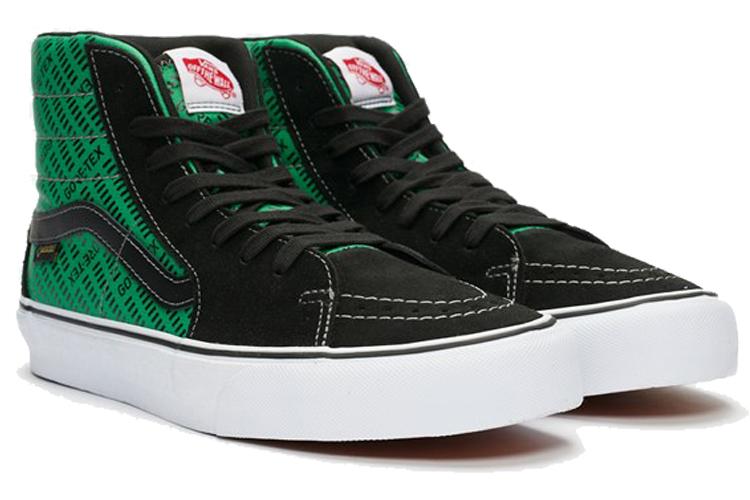 Кеды унисекс Vans Sk8-Hi Gore-Tex черные, зеленые, 42 EU