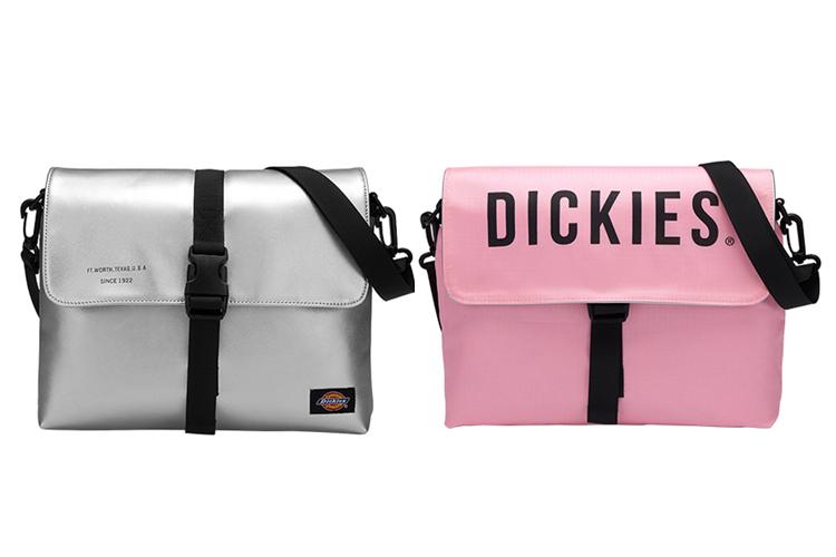 Сумка унисекс Dickies 191U90LBB11SL02- розово-серебристая