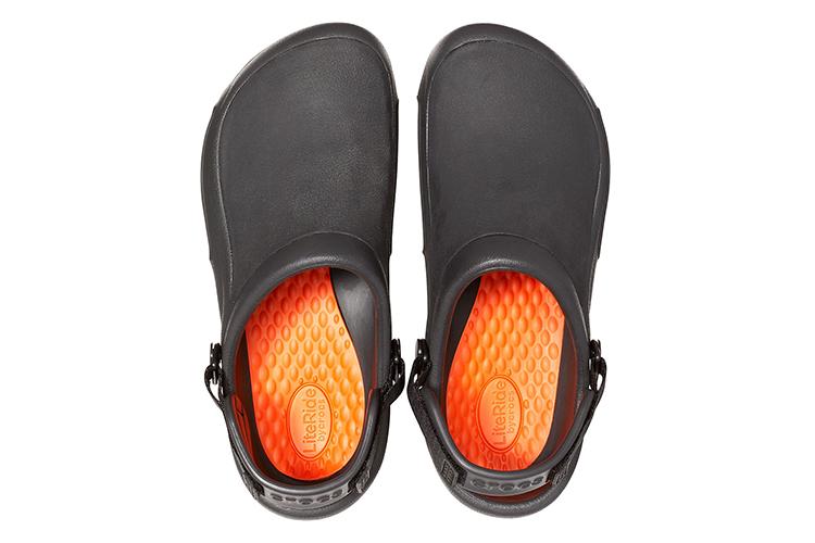 Клоги унисекс Crocs Bistro Pro LiteRide черные, 37-38 EU