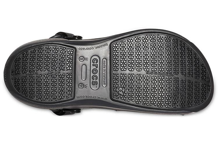 Клоги унисекс Crocs Bistro Pro LiteRide черные, 37-38 EU