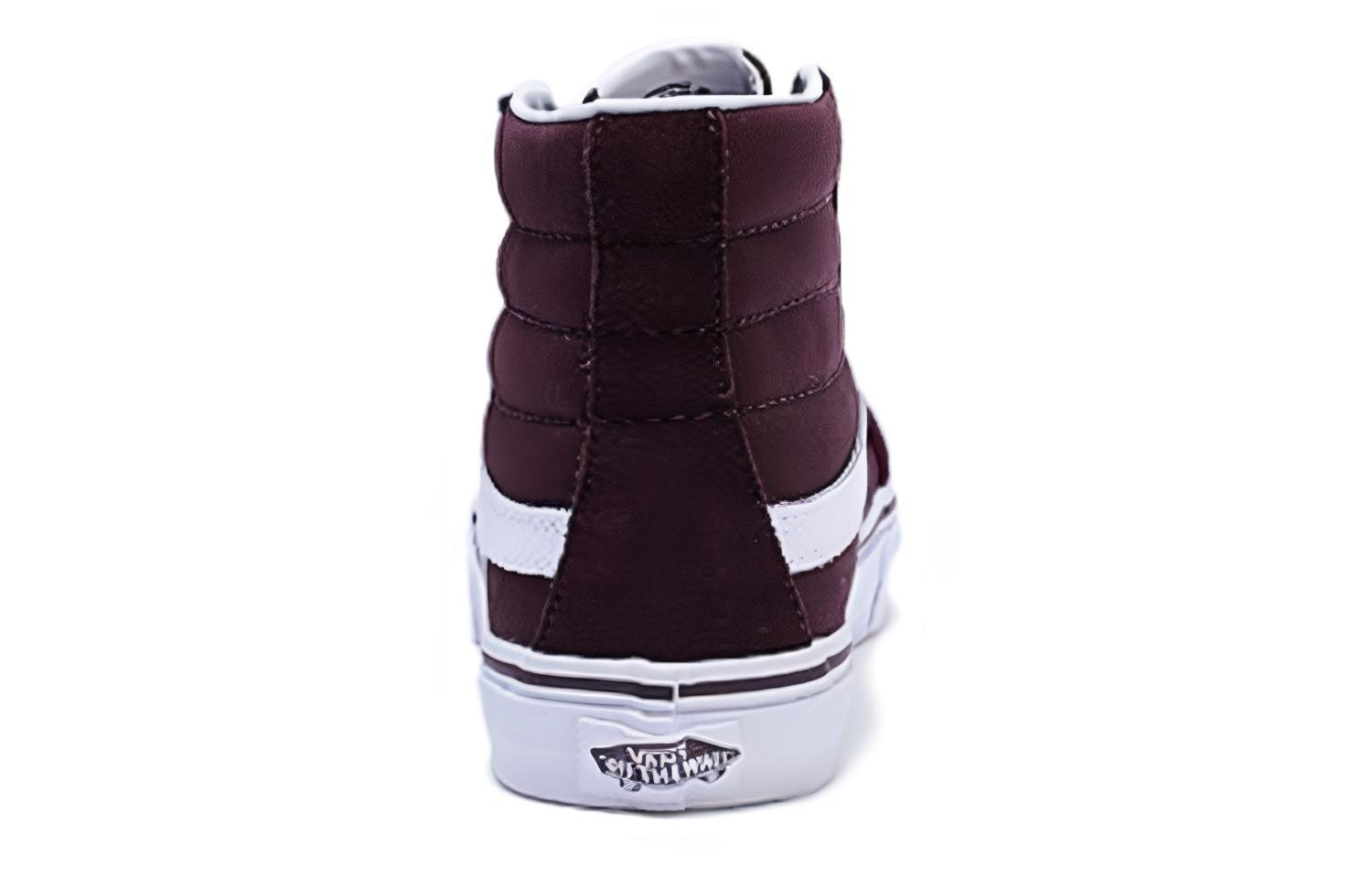 Кеды женские Vans SK8-Hi Slim бордовые, 39 EU