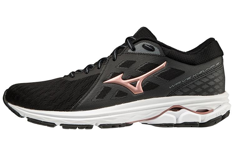 Кроссовки женские Mizuno J1GD201644 черно-розовые, 37 EU