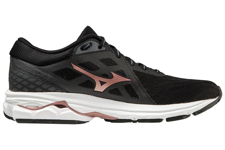 Кроссовки женские Mizuno J1GD201644 черно-розовые, 37 EU