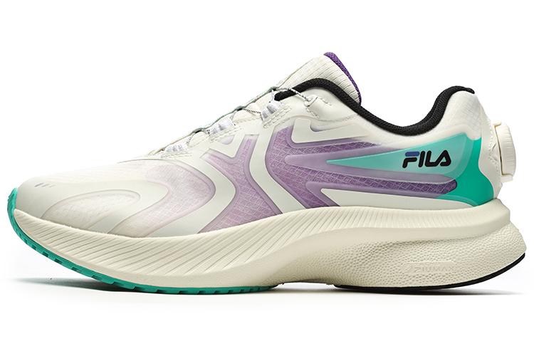 Кроссовки женские FILA Energy Low Top бежево-фиолетово-зеленые