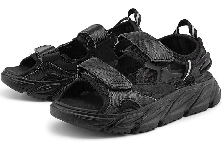 Сандалии женские Kappa Back to Back черные, 35 EU