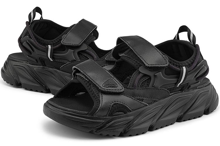 Сандалии женские Kappa Back to Back черные, 35 EU