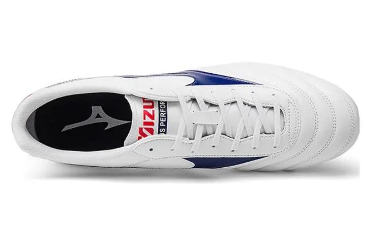Футбольные бутсы мужские Mizuno Morelia Club белые-голубые, 40 EU