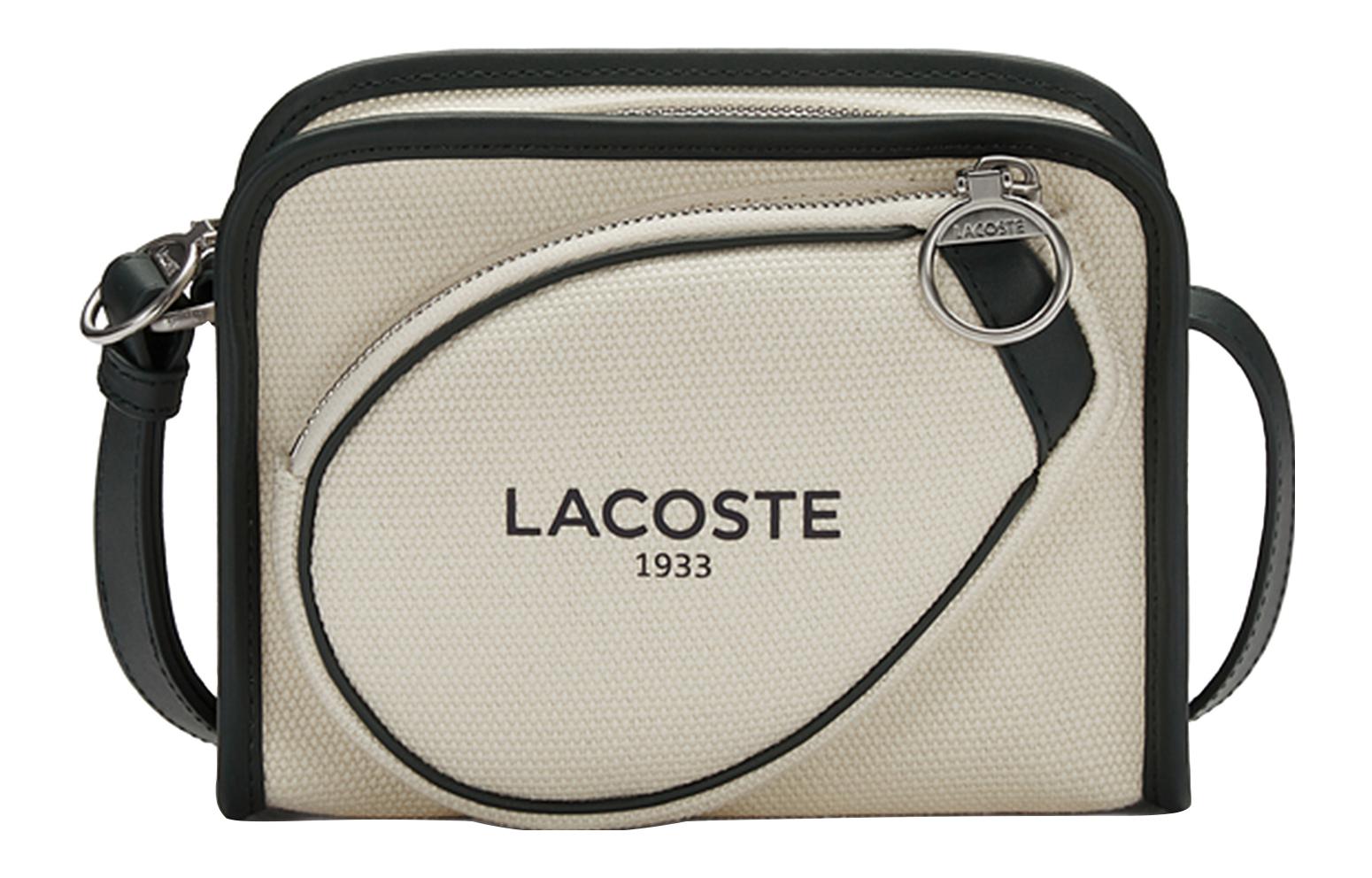 Сумка унисекс LACOSTE NU4339TDF89 слоновая кость/изумрудно-зелёный, One Size EU