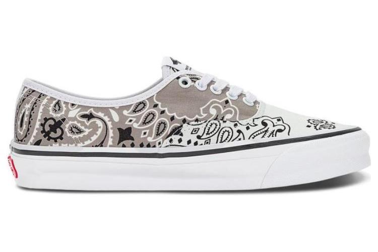 Кеды унисекс Vans Authentic Lx Bandana светло-серые, 46 EU