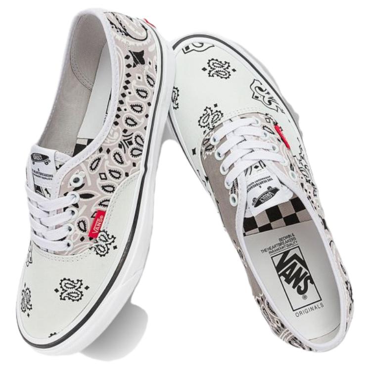 Кеды унисекс Vans Authentic Lx Bandana светло-серые, 46 EU