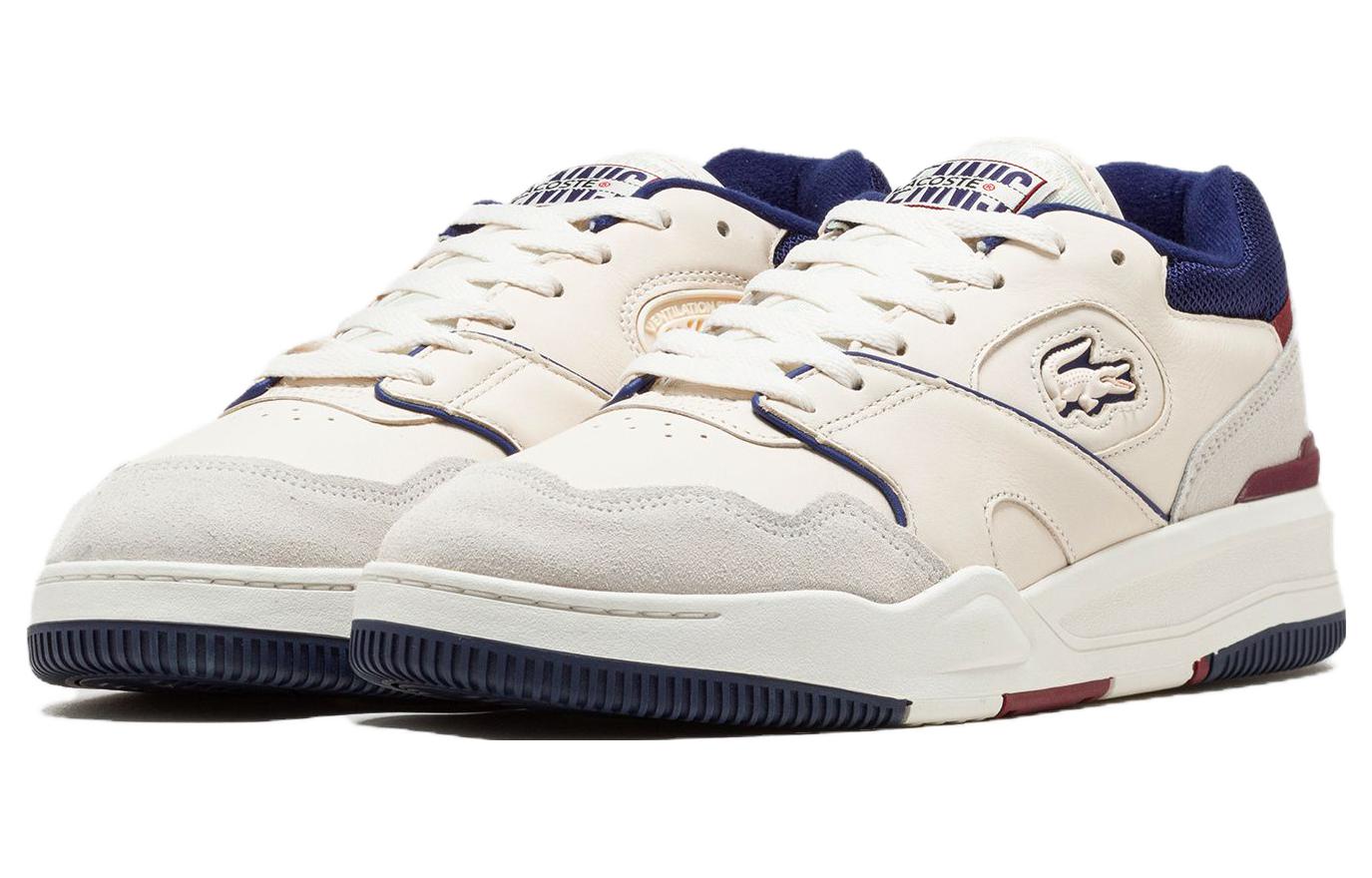 Кроссовки мужские LACOSTE 46SMA0088-WN1 бежевые, 40 EU