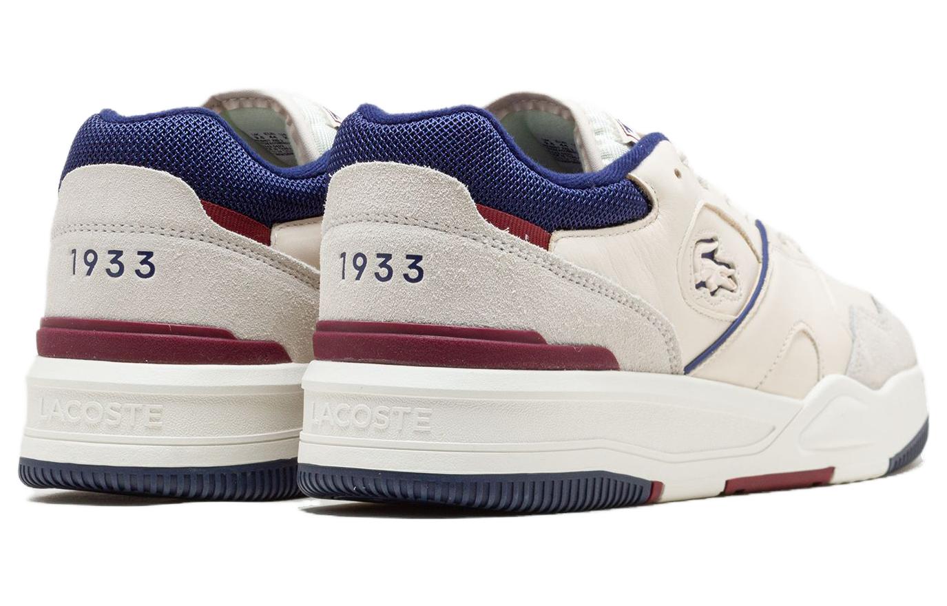 Кроссовки мужские LACOSTE 46SMA0088-WN1 бежевые, 40 EU