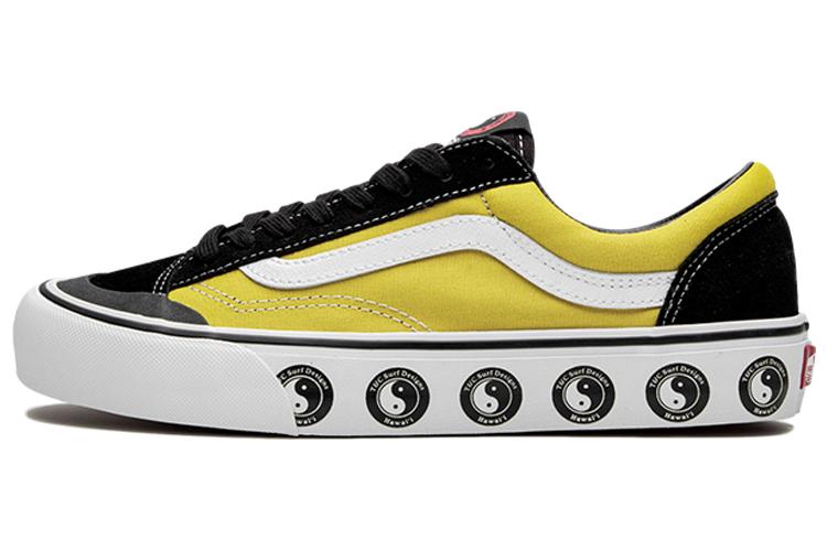 Кроссовки унисекс Vans Surf Style 36 SF желтые-черные, 40 EU