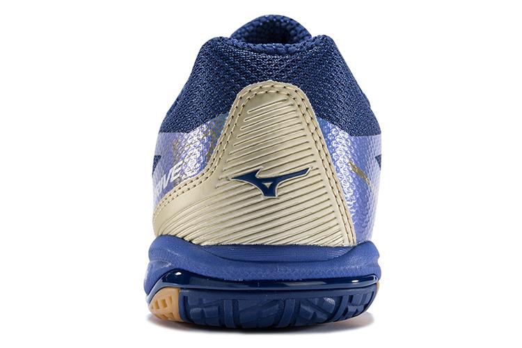 Кроссовки унисекс Mizuno Drive A3 золотые/синие, 36.5 EU