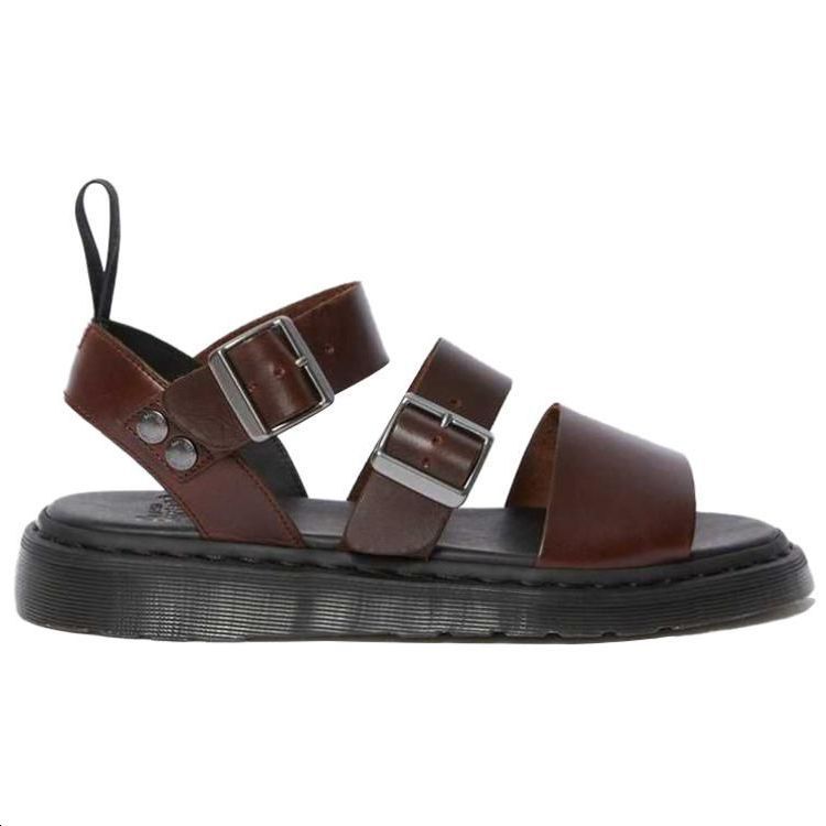 Сандалии унисекс Dr. Martens Gryphon Brando темно-коричневые, 42 EU