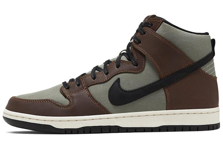 Кеды унисекс Nike SB Dunk High Pro Baroque Brown