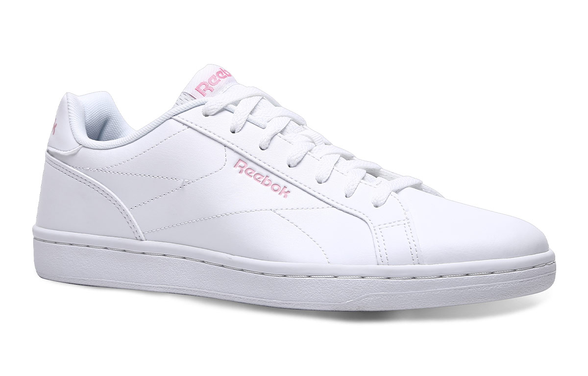 Кроссовки унисекс Reebok Complete Clean белые, розовые, 41 EU