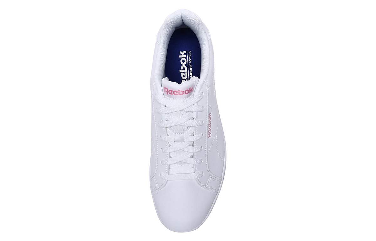 Кроссовки унисекс Reebok Complete Clean белые, розовые, 41 EU