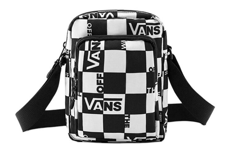 Сумка унисекс Vans VN0A54I5ZT6 черно-белая